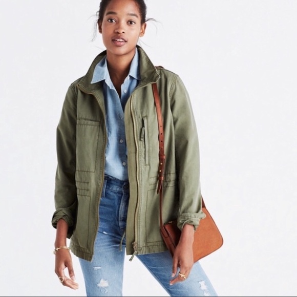 Madewell Jackets & Blazers - Madewell Fleet Utility Jacket Olive Green